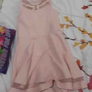 Pink and silver girls dress